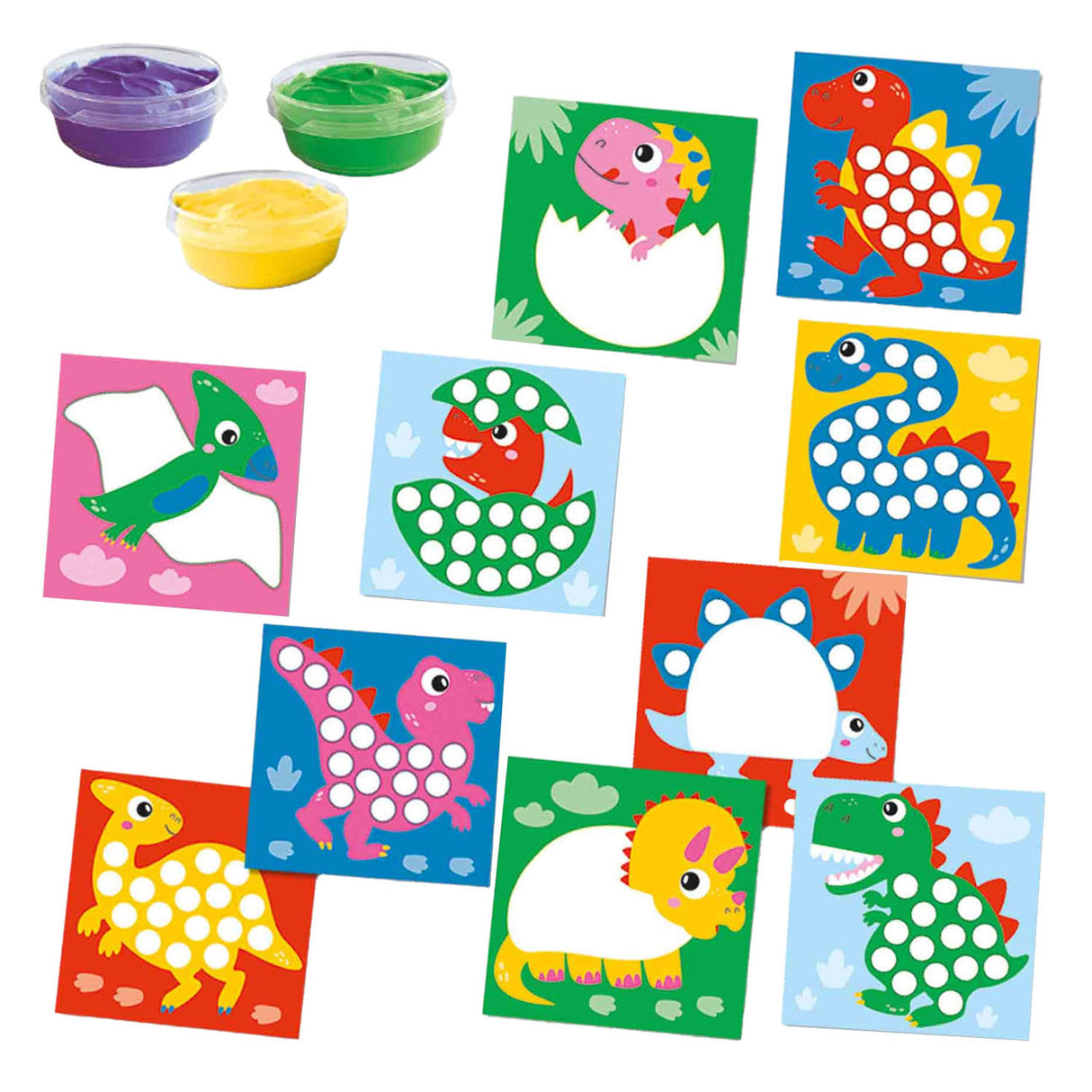 SES My First - Fingerprint Paint Dinos