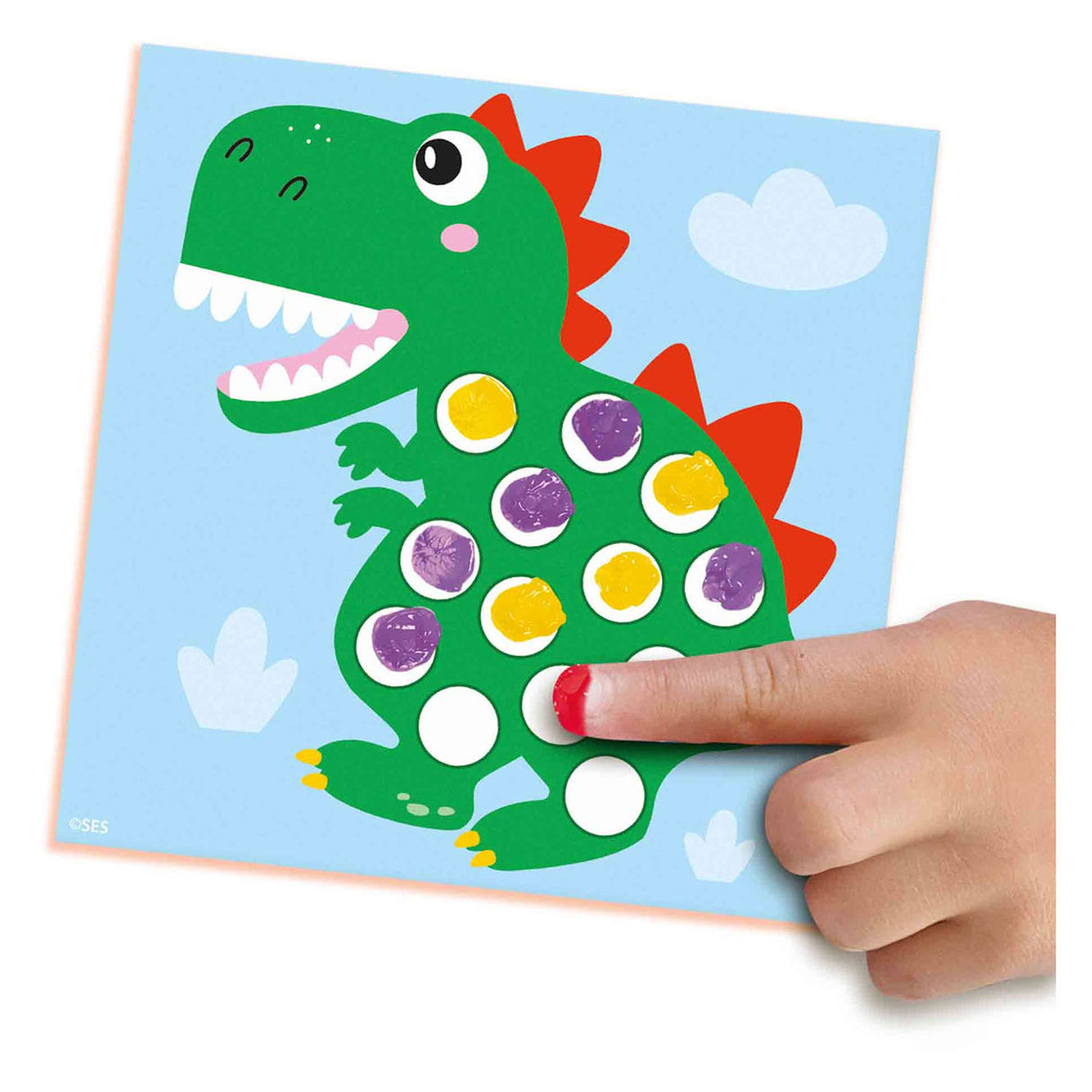SES My First - Fingerprint Paint Dinos