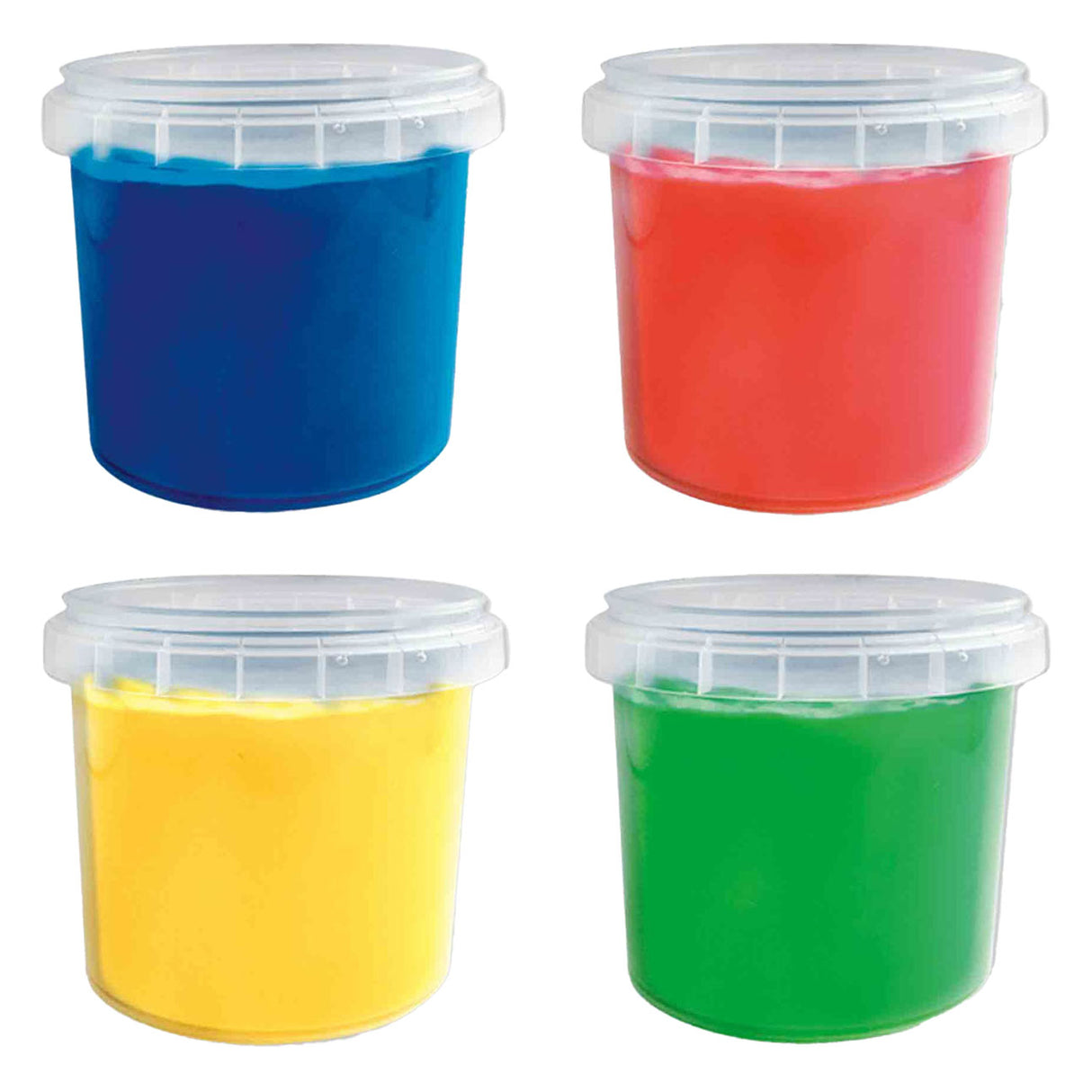 Ses prstni barvi primarne barve, 4x110ml