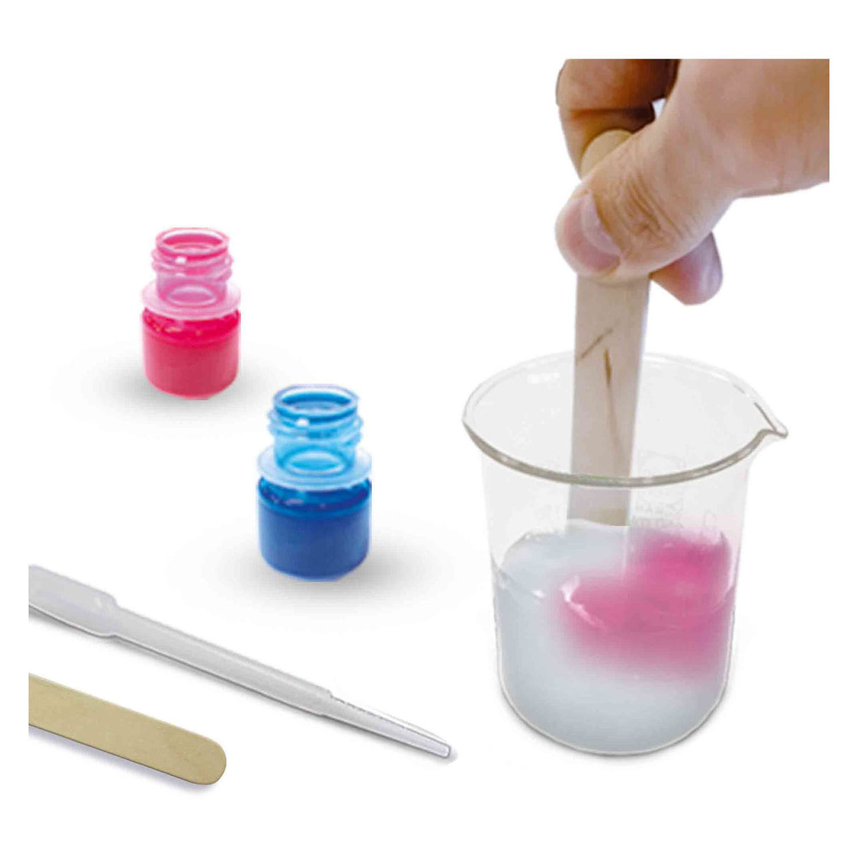 Ses kleuren lab eenhoorn