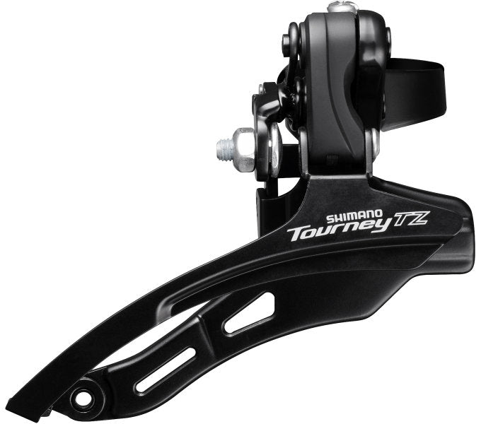 Shimano Voorkerailleur 6 7-speed Tourney TZ FD-TZ500 Down Swing Top Pull High Clamp Ø28.6 mm 42T