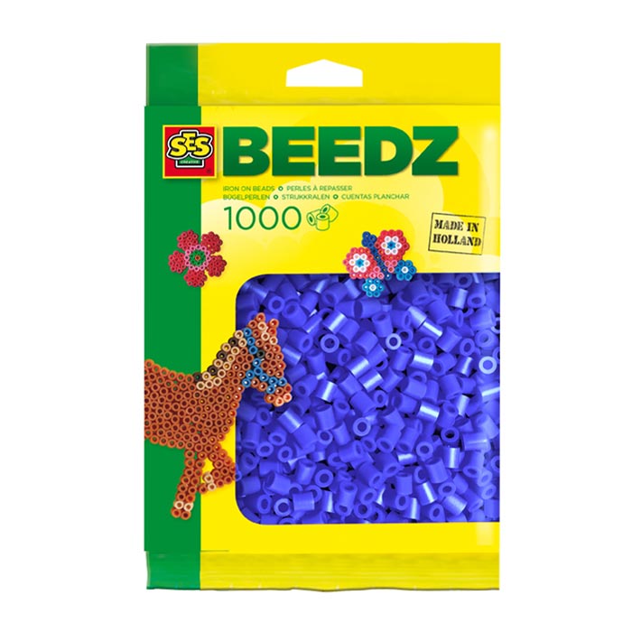 Ses železne kroglice - temno modra, 1000st.