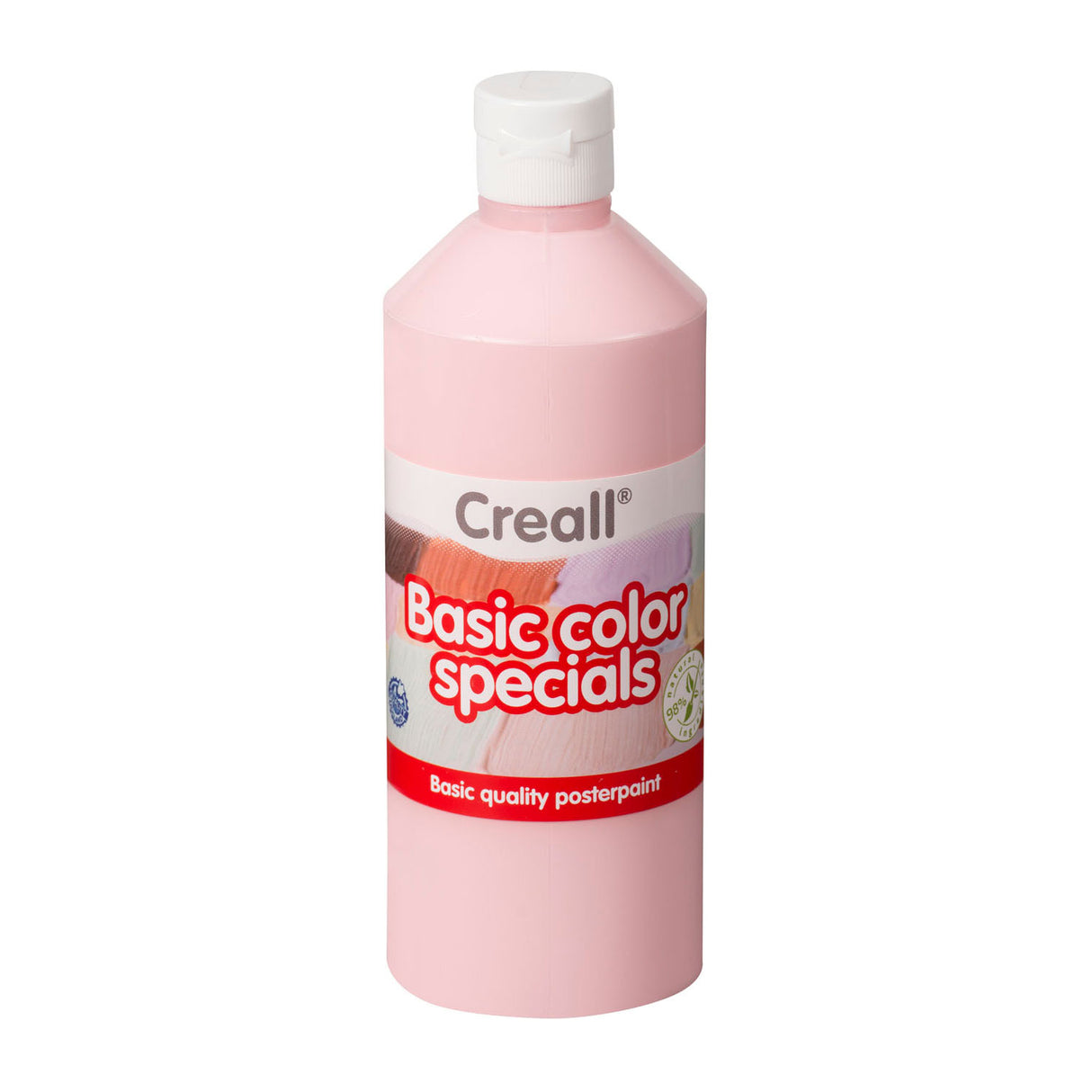 Creall School Paint Pastel Rood, 500 ml