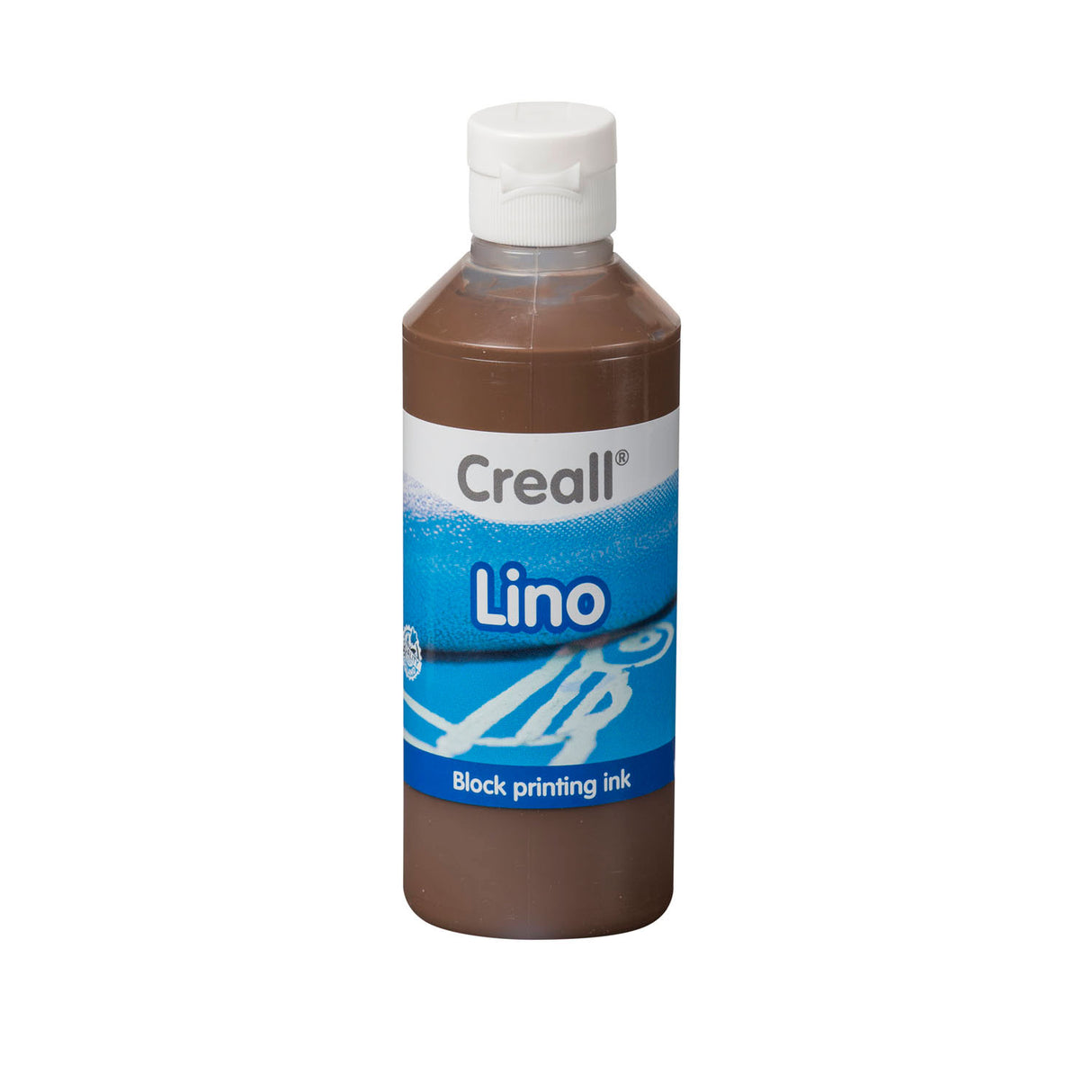 Creall lino blockprint barva rjava, 250ml