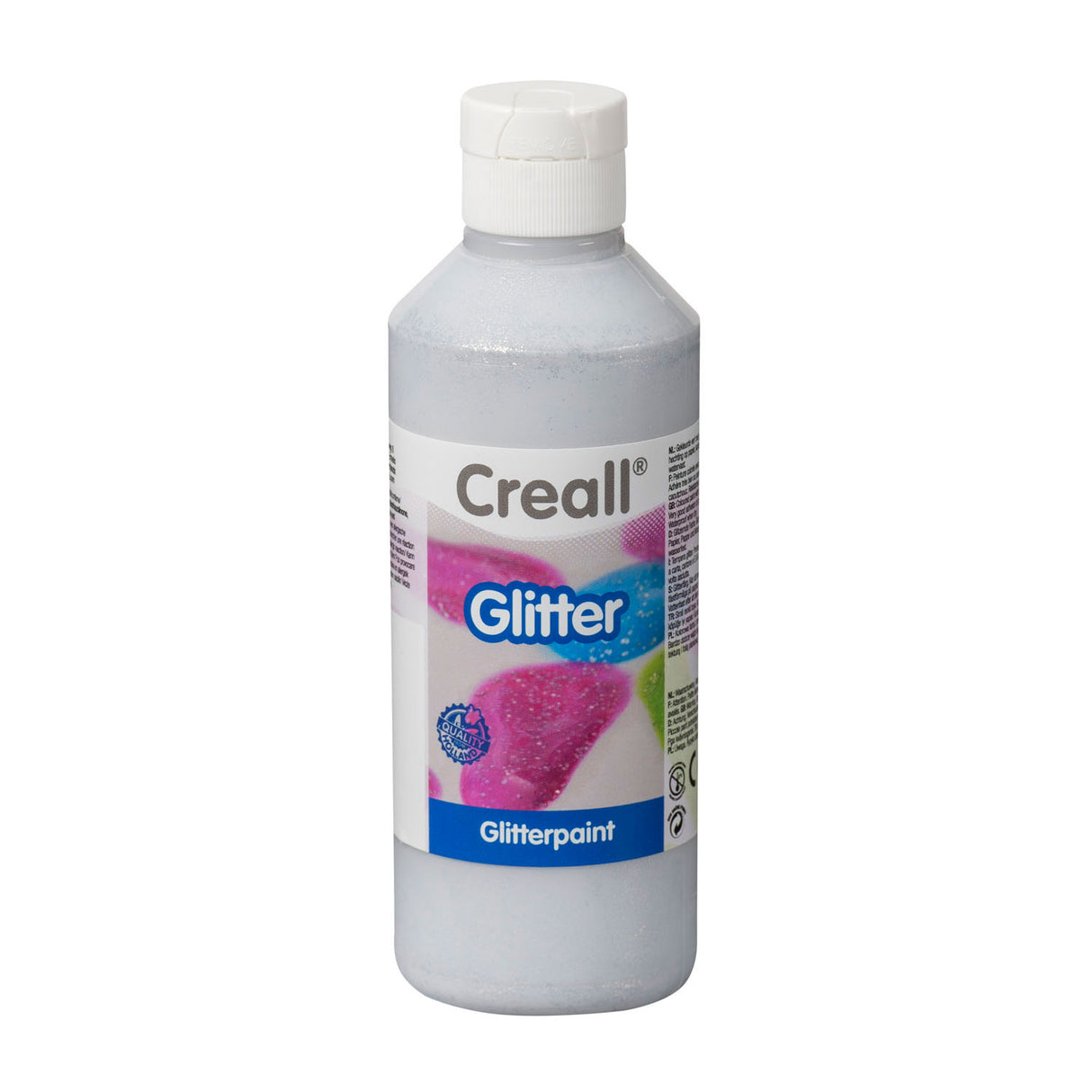 Křešivé třpytivé barvy stříbrné, 250 ml