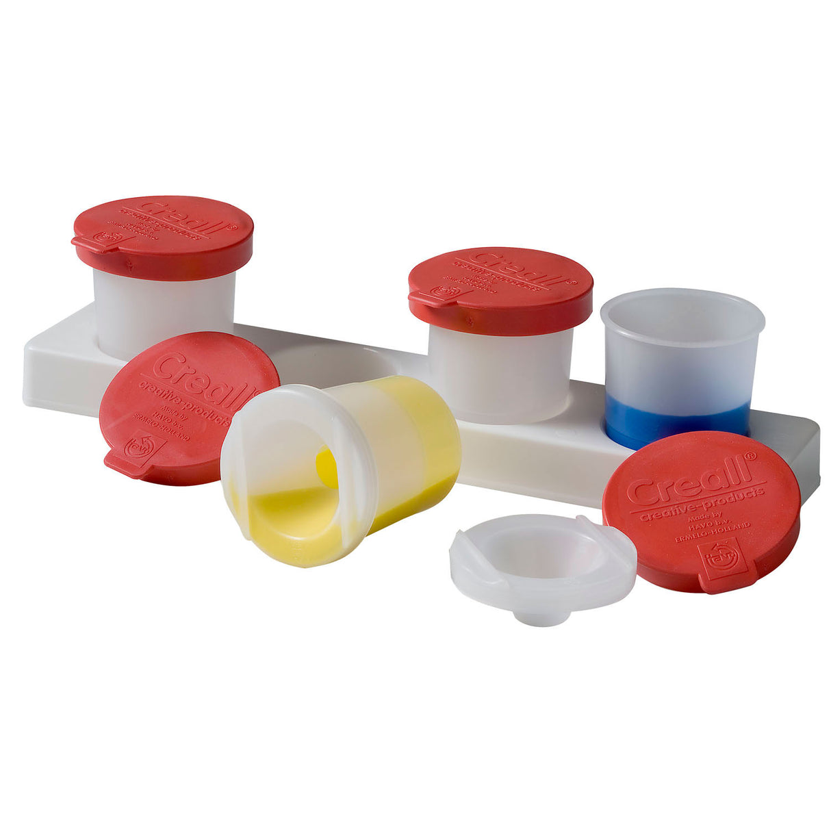 Holder with anti -knoe pots 320ml, 4st.