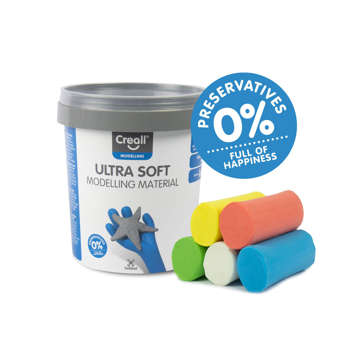 CREALL Ultra Soft clay color, 300gr.