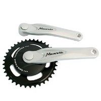 Miranda Crankkel Alfa 1 38T, Délka kliky 170 mm.zilver, hliník, SPIEESS. disk