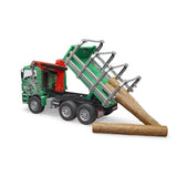 Bruder car truck man with trees