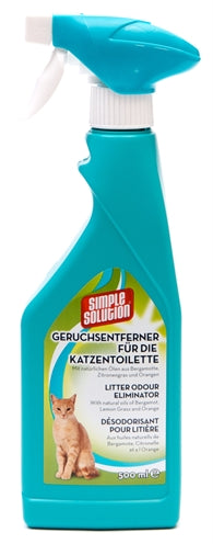 Preprost raztopina deodorizator za mačje stranišče