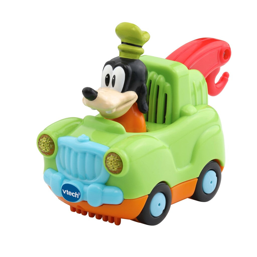 Vtech toet Disney fånig takelwagen + ljus och ljud