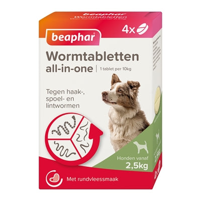 Beaphar Wurmtable All-an-engem Hond
