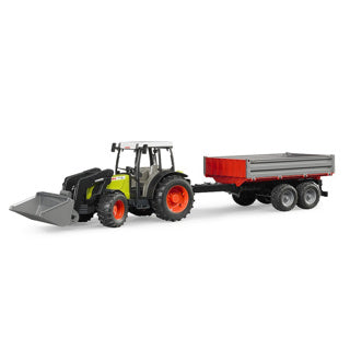 Bruder Tractor Claas Nectis 267 F s přívěsem