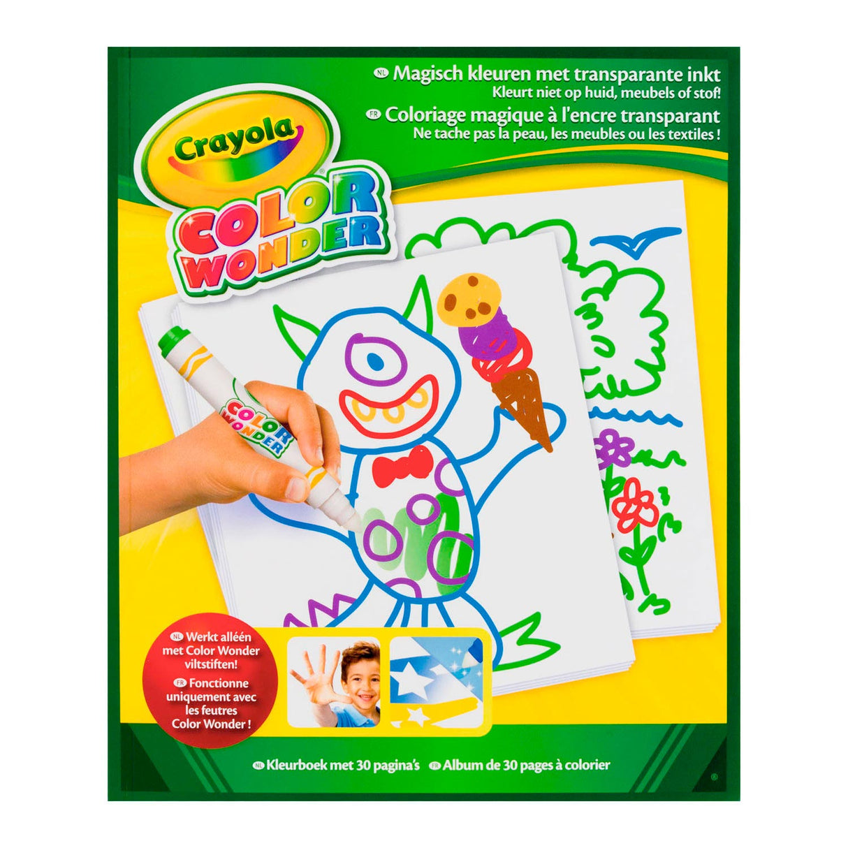 Crayola Color Wonder - Drawing block, 30 pages