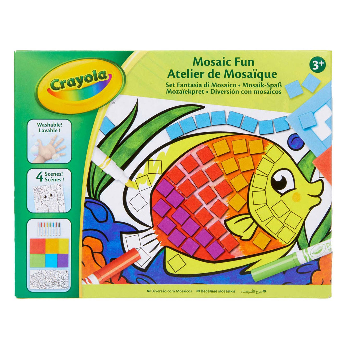 Crayola mosaic fun with markers