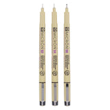 Sakura pigma micron etui 3 fineliners zwart 02-04-08