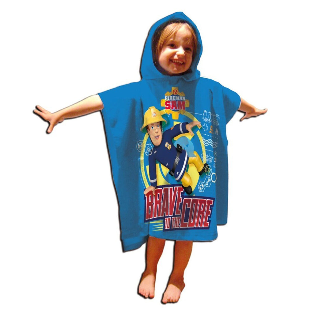 Fireman Sam Total Poncho, 60x120cm