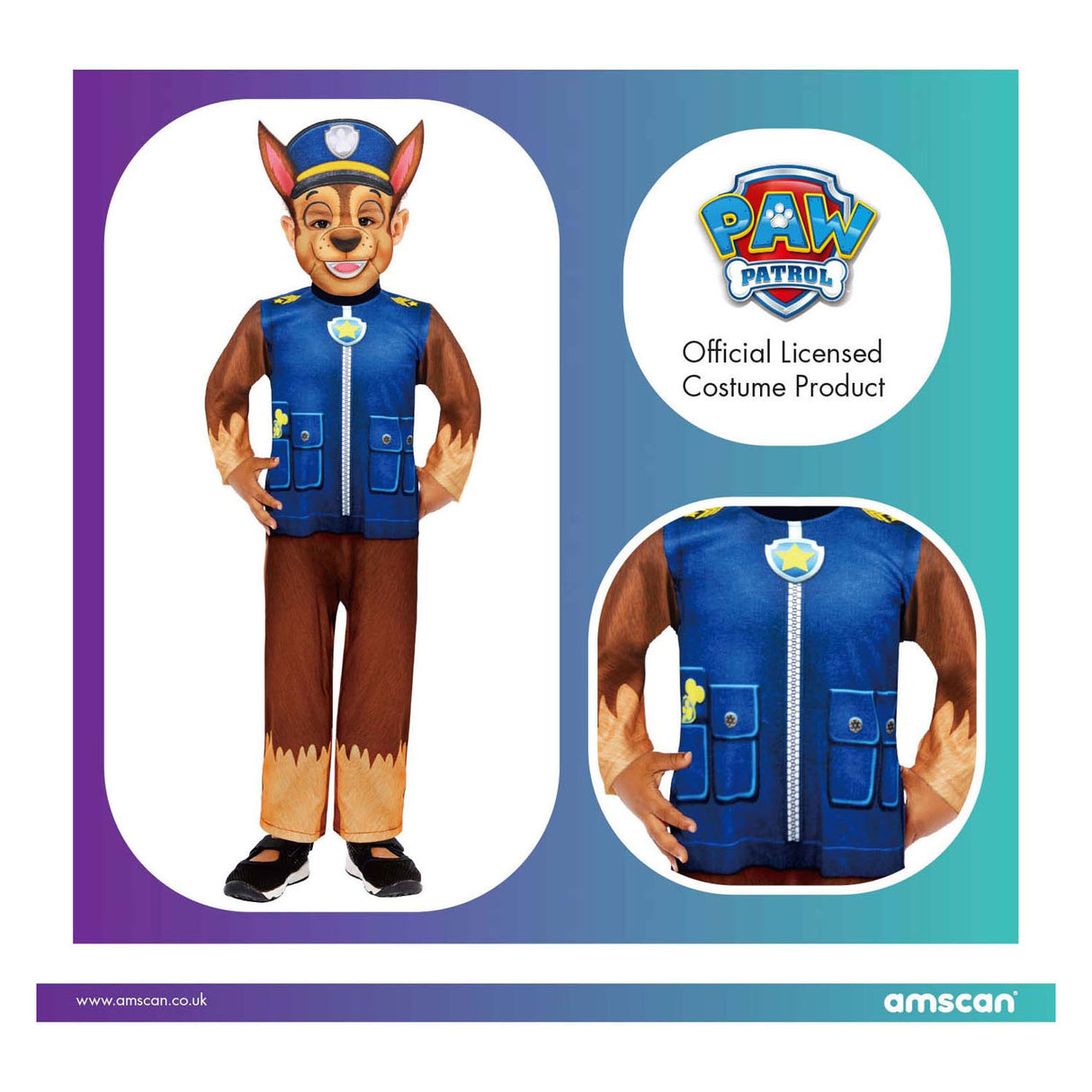 Paw patrol kleding chase 3-4 jaar