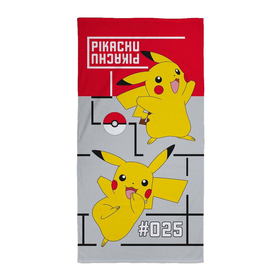 Pokémon Beach håndklæde Pokemon Pikachu, 70x140cm