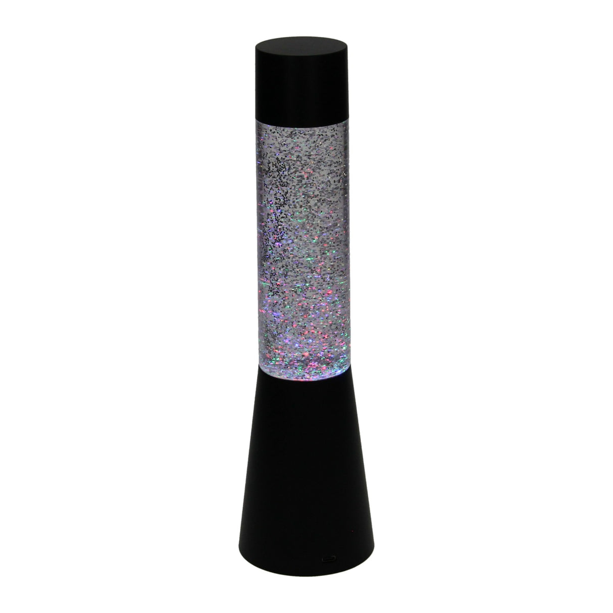 Glitter LED Lamp color change, 33 cm