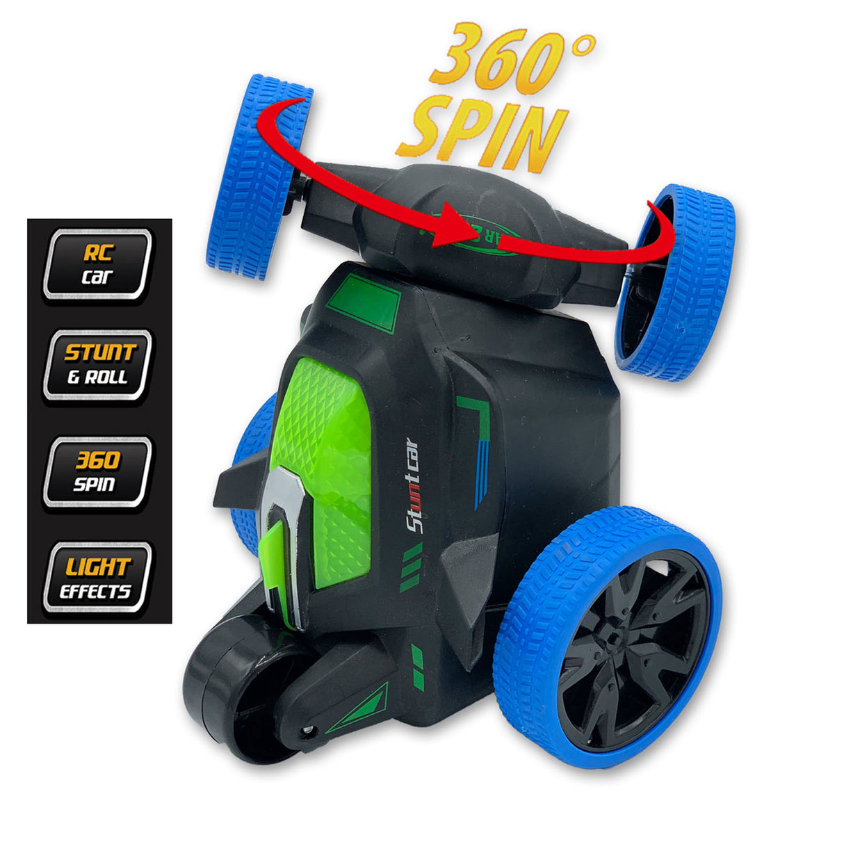 Garn2play rc Stunt Roll Controbleable Auto blo