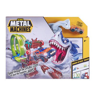 Zuru Metal Machines Shark Attack Race Course avec Datcast Auto