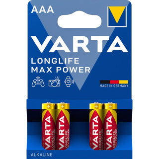 Varta batterij aaa 4x alkaline max power