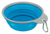 Trixie Liewensmëttel Bowl drénken Bin reesen robust Rand Silicon Assorti