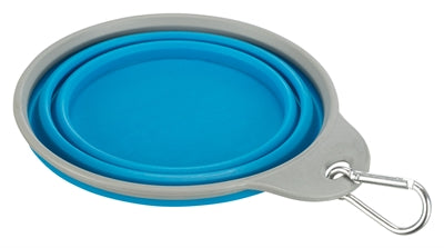 Trixie Liewensmëttel Bowl drénken Bin reesen robust Rand Silicon Assorti