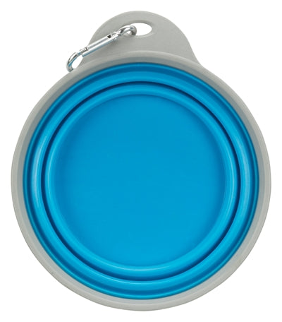 Trixie Liewensmëttel Bowl drénken Bin reesen robust Rand Silicon Assorti