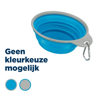 Trixie Liewensmëttel Bowl drénken Bin reesen robust Rand Silicon Assorti