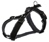 Trixie Hundegeschirr Premium Zeichnen schwarz grau