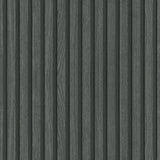 Mur nord Noordwand papier peint botanica Slats en bois noir et gris