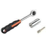 Brüchte Mannesmann Briddermannsmannsdops Schlëssel Universal mat Ratchet 7-19 mm