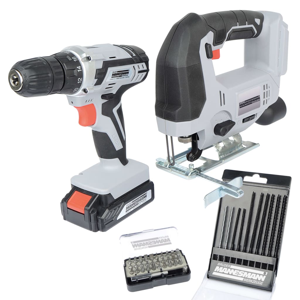 Brüchte Mannesmann Briddermannesmann Batterie Tools setzen 20 V