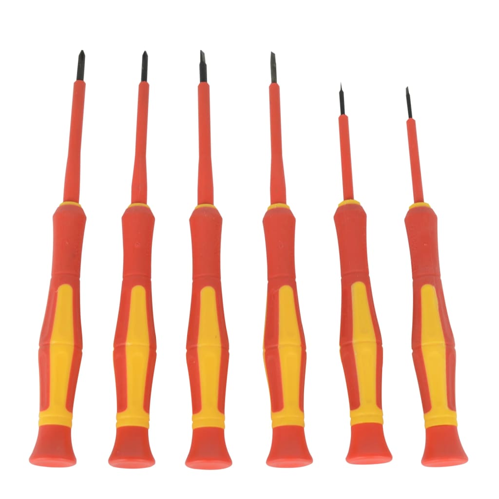 Brüder Mannesmann 6-piece screwdriver set precision vde