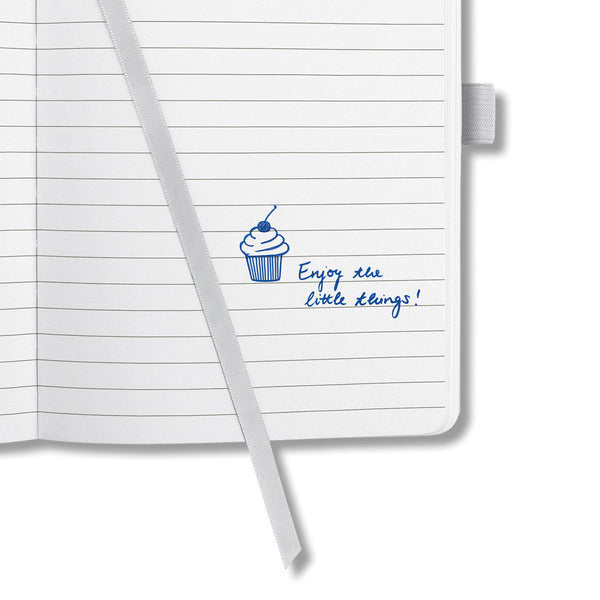 Sigel Sigel Si-JN306 Notebook Jolie Beauty A6 Hardcover Line-Line Wit