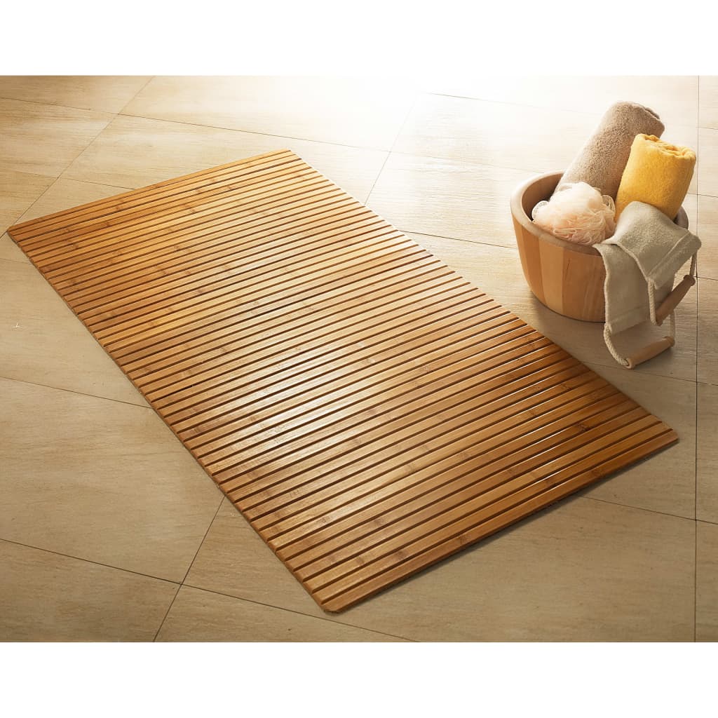Majhna Wolke Bath Mat Bambus 50x80 cm rjava