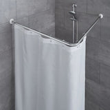 Mali vodni zavese Wolke palice 90x90 cm krom -obarvano