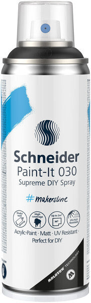 SCHNEIDER S-ML03050001 SUPREME PAINT SPRING DIY-IT 030 NERA 200 ML ACRILICO VERNICE