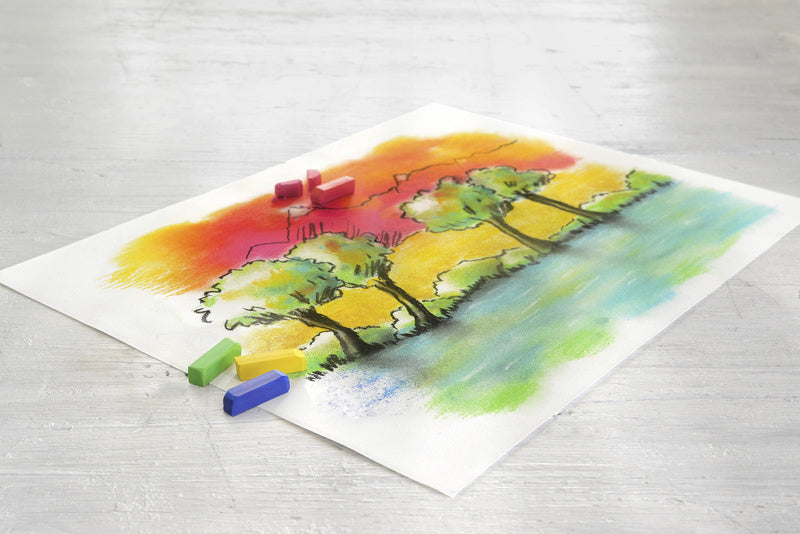 Faber Castell FC-128248 Pastelkrijt Case a mezza lunghezza di 48 pezzi