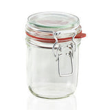 Leifheit 3192 weckpot met beugelsluiting 370 ml glas rvs