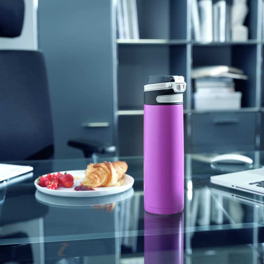 Leifheit thermosfless flip 600 ml vijolične