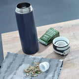 Leifheit Leifheit Thermosfless flip 600 ml of dark blue