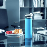 Leifheit termosfless flip 600 ml vody modré