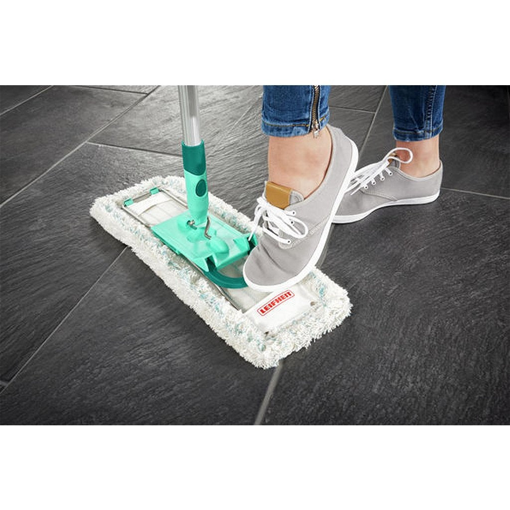Leifheit Leifheit 55020 Profi Cotton Plus XL Fliper a pavimento con gambo in alluminio e tela 42x140 cm