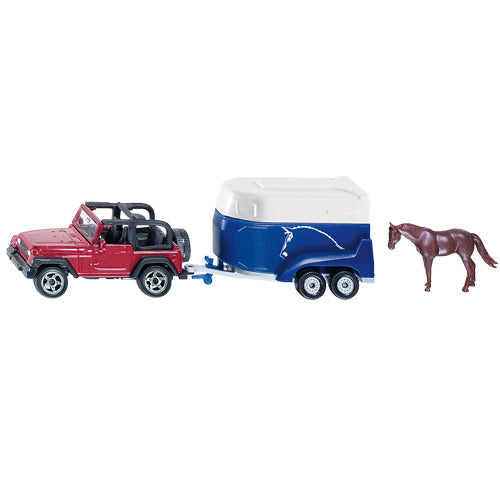 Siku 1651 osobní auto s přívěsem