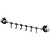 Ridder Ridder Towel rod with hooks 55.5x6.5x4.6 cm Chrome 12120100