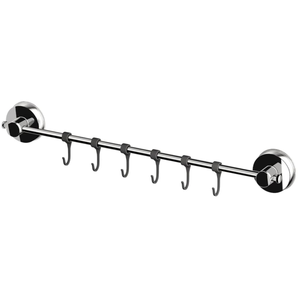 Ridder Ridder Towel rod with hooks 55.5x6.5x4.6 cm Chrome 12120100