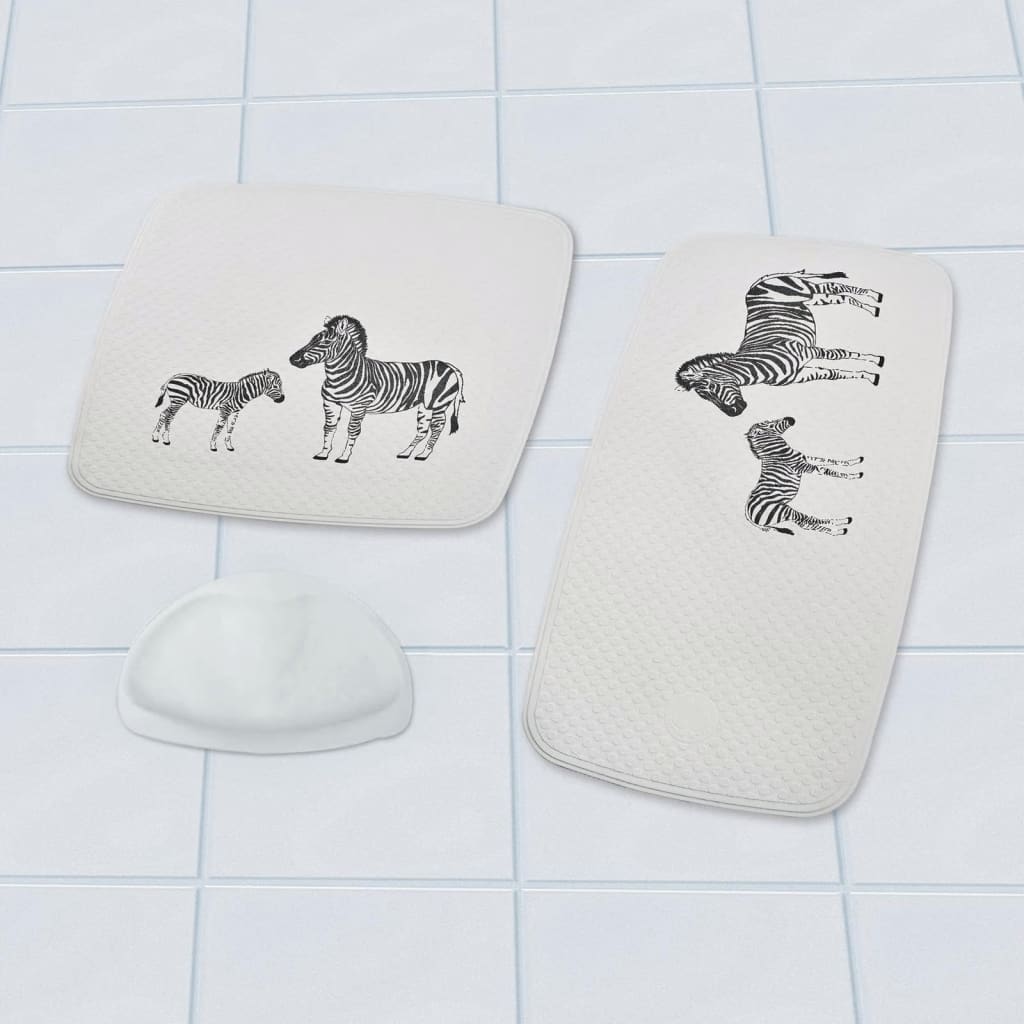 Ridder Badmat Zebra 38x72 cm bílá a černá